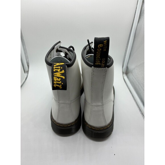 NEW Dr. Martens Zavala White Canvas Lace-Up Boots US Women's 9, EU 41 - Picture 4 of 6